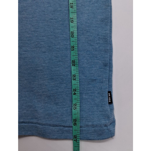 American Eagle Outfitters Men’s Medium Blue Knit Thermal Long Sleeve Shirt. - Picture 4 of 6